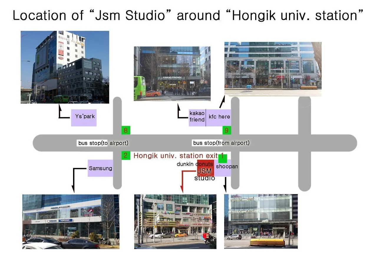 Jsm Studio Hongdae سيول شقة